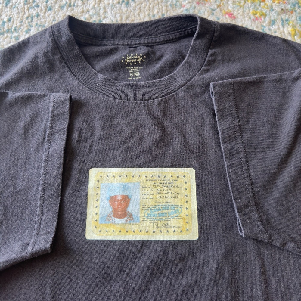 Tyler The Creator Call Me If You're Lost Brown Tour Shirt Men's Large